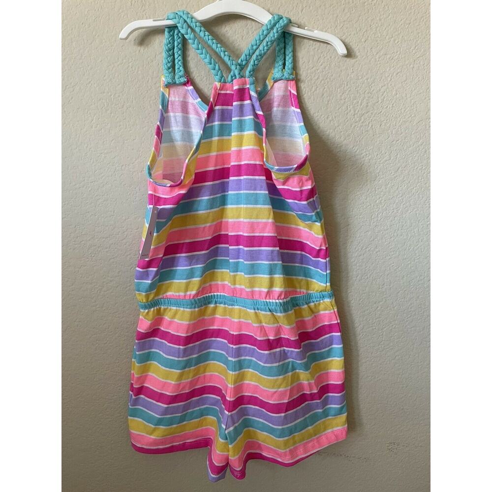 Tommy Bahamas Elastic Waist Racer Back Sleeveless Girls’ Romper Size L 10-12 - Picture 4 of 6